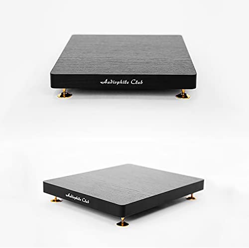 Soporte para Altavo,Un par de Madera para Sonido Envolvente y Altavoces de estantería, para Sistemas de Sonido Envolvente domésticos, fácil Montaje.