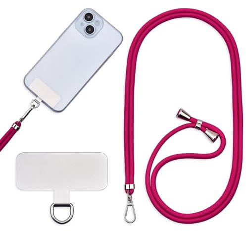 Cordon Para Movil Correa Movil Universal，Pegatinas Metálicas Para Teléfonos Móviles, Cuerdas Ajustables, Tirantes O Tirantes Para Liberar Las Manos.