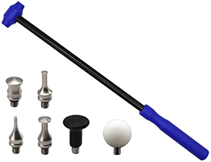Auto Dent Maintenance Rod-Tips Slide Bar Tapper Hammer With Replace Head Body Dent Repair Tool For M8-Thread Hammer Tap Holder Measure Kit Knock-Down Pen Pdr-tools Car Tap Down Kit