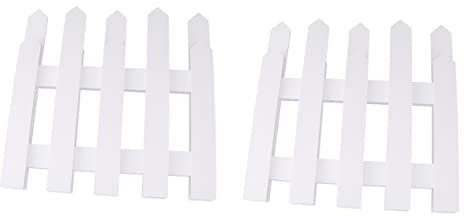 Yardenfun Holzzaun Massivholz Garten Rasen Leitplanke Fechten Zäune Holz Zaun Elemente Holzzaun Komplettset Für Weihnachtsbaum Partydekoration Miniatur-gartenzaun