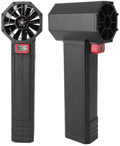Spolverino Ad Aria Compressa, Spolverino Elettrico con Ventola Turbo 50000 Giri/min, Soffiatore Senza Fili Ricaricabile a 4 Velocità per Casa, Auto, Tastiera, Pulizia (Spina