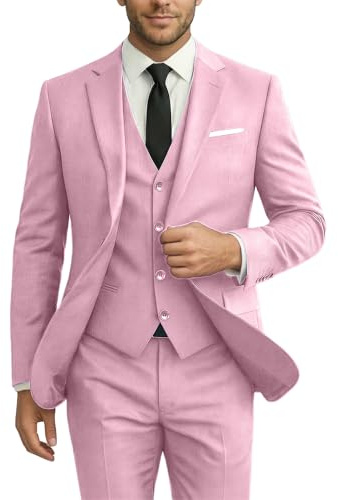 Ensemble 3 pièces pour Homme, ajusté, Costume de Mariage, Parrain de Mariage, Costume de Remise de diplôme, Smoking, Affaires, Formel, décontracté, Costume de marié, Veste, Pantalon