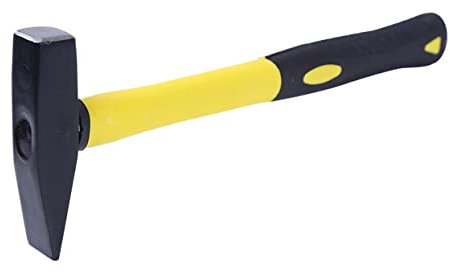 NUOBESTY 500g Martillo Tpr Plano Mango Fibra Plástico Acero Martillo Resistente Desgaste