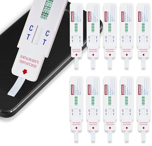 10 x testprover för läkemedel av ketamin – upptäcker ketaminrester på telefoner, bänkar och verktyg – snabb torkning och dipptestning – snabba resultat