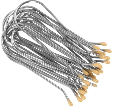 Beaupretty 20stücke Haarwickler-clips für Spiral-dauerwellenwickler Metall-ersatzclips für Elektrische Lockenwickler Befestigungsstifte für Dauerwellen-werkzeuge Haarstyling-werkzeuge
