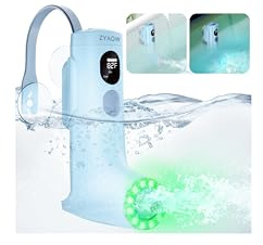 Aparato de baño portátil masaje spa, masaje ZYAOW, bañera de hidromasaje, modo burbujas/chorro, luz RGB de 7 colores, pantalla digital, dispositivo resistente al agua IP67, Un regalo para un amigo
