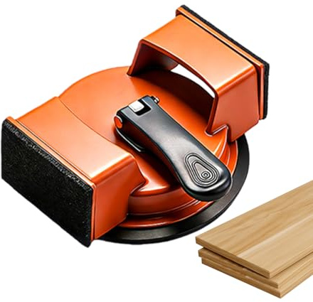 Lunaobrik Strumento di riparazione per pavimenti in laminato,Forte tenuta e regolabile,Fissaggio per fughe per pavimenti in laminato con ventosa | Per piastrelle bagno cucina soggiorno camera da letto
