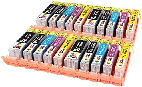 Toner Experte® 10 XL (2 Sets) PGI-550XL und CLI-551XL kompatible Tintenpatronen für Canon Pixma iP7250 iP8750 iX6850 MX925 MX725 MG5650 MG6350 MG6450 MG6650 MG5550 MG5450 MG7150 MG7550 | hohe Kapazität 4 Sets = 20 PCS Multipack