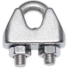 Drahtseilklemme 2mm Edelstahl (4 Stück) A4 ähnlich DIN 741