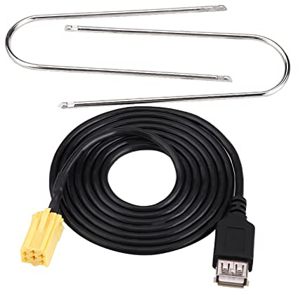 bluetooth auto, Cavo adattatore USB per connettore a 6 pin per auto MINI-ISO adatto per Grande Punto USB