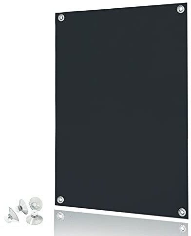 Rollmayer Dachfensterrollo ohne Bohren Thermo Rollo F04-48x73cm - Schwarz | Verdunkelungsrollo Sonnenschutz mit Saugnäpfen ohne Bohren für Velux Fenster Verdunkelungs Rollo