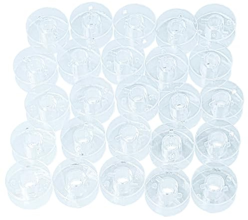 vhbw 25x Universal Unterfaden-Spulen für alle gängige Nähmaschinen | Spulen-Set, Kunststoff