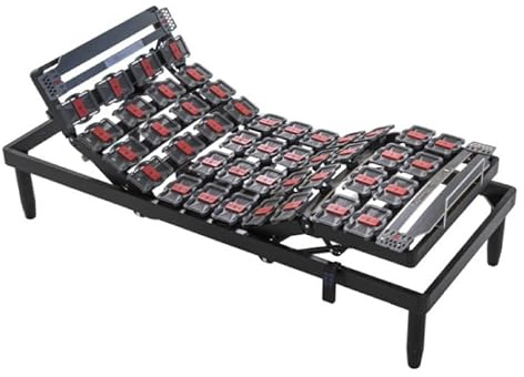 Baldiflex - Rete Elettrica Singola 90x200 cm Ergonomica, Infinity Elettrica, Telaio in Legno, Speciali ammortizzatori
