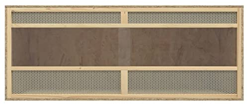 Tidyard Terrarium, Terrarien für Reptilien & Amphibien Holzwerkstoff 120x50x50 cm