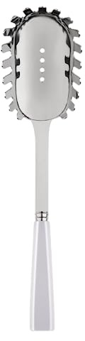 SABRE PARIS - Cucchiaio da spaghetti 26 cm - Icône - Posate da portata - Acciaio inox e acrilico - Va in lavastoviglie - Bianco