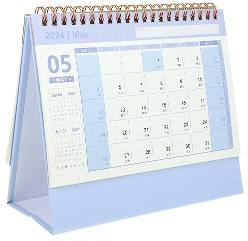 Yardwe Calendario De Escritorio 2024 Suministros De Oficina Minicalendario 2023 Calendario De Mesa 2023-2024 Calendario Diario 2024 Calendario 2023-2024 Alumno Simple Mantel Papel Púrpura