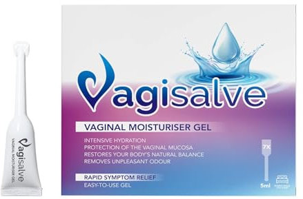 Vagisalve Vaginal Moisturiser Gel | Fast, Long-Lasting | Rapid Symptom Relief from Vaginal Dryness and Discomfort | Eliminates Feminine Odour | 7 Easy-to-Use Gel Applicators