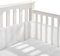 Bizcasa 2 Stück Bettumrandung Babybett,Babybett Umrandungen Breathable Netzgewebe Umrandungen,4-Seitiges Netzfutter für Kinderbetten-Verstellbar,Abnehmbar -340cmx30cm + 160cmx30cm