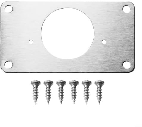 Tischscharnier aus Edelstahl, praktische Scharnier-Reparaturplatte, ideal für Tische, Betten, Stühle, einfache Installation, 90 x 50 mm (1 Stück-A)
