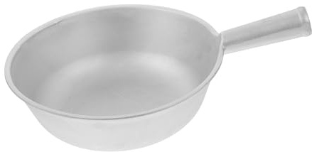 LABRIMP Cucchiaio Portata Acqua in Alluminio Antico Mestolo Da Cucina Con Manico Corto Scavino Multiuso Per Uso Domestico e Ristorazione Utensile Pratico Per Cucina e Giardinaggio