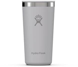 HYDRO FLASK - All Around Tumbler 355 ml (12 oz) with Closable Spill Proof Press-In Lid - Stainless Steel Double Wall Vacuum Insulated - Birch