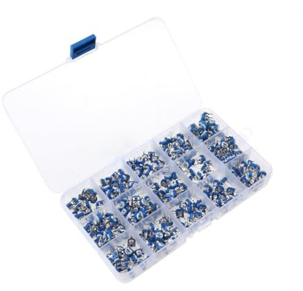 KICHOUSE Variables Potentiometer-kit 14 Werte Je 20 Stück Kunststoff-Metall-Konstruktion