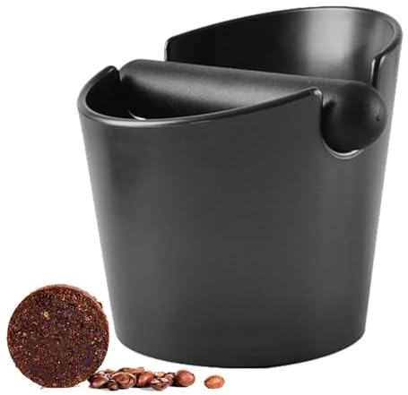 Kaffeesatz Eimer, Kaffeemaschine Abschlagbox, Knock Box für Kaffeesatz, Siebträgermaschin Zubehör Kaffeesatz Klopfdose Kaffeesatz Tank Kaffeesatz Behälter Abklopfbehälter für Siebträger