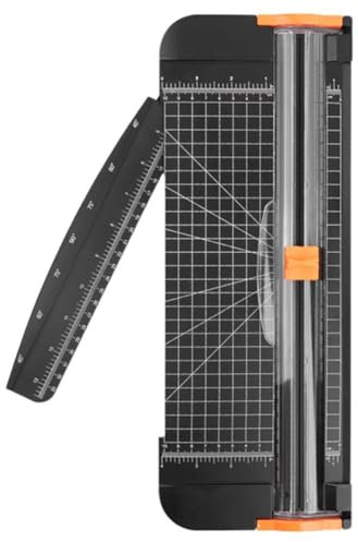 Cortadora de papel portátil A4, cortadora de papel, longitud de corte larga, papel fotográfico, para manualidades, tarjetas laminadas, cortadoras de esquinas, cortadora de papel para gui