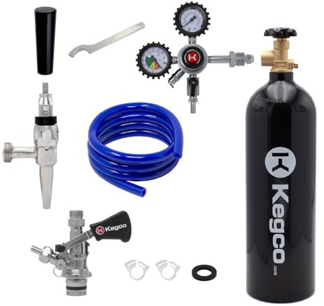 Kegco MPGDK Kegerator konverteringssats, rostfritt stål