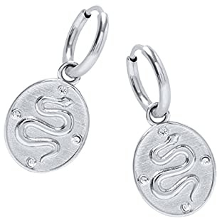 Pendientes de tuerca chapados en 18 quilates para mujer, pequeños aretes de joyería, A