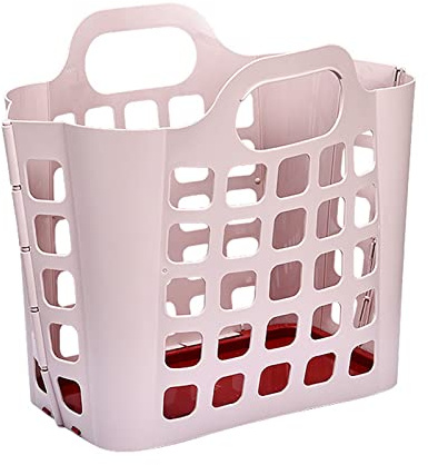 TENYELE Scatola di Immagazzinaggio Creativa Con Maniglia Portatile Anti Slip Vestiti Organizzazione Cesto Grande Capacità Domestica Conta Pieghevole Organizzatore Bidoni Per Biancheria Intima Vestiti