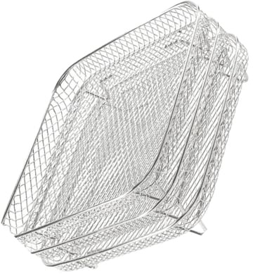 Zubehörset for Heißluftfritteusen: Drahtrost for 3-5,8-Liter-Geräte von COSORI, Gowise, Phillips, Ninja und Cozyna(2pcs rack set)