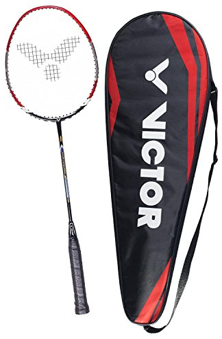 Victor Raquette de Badminton V-3700 Magan pour Les débutants et Les Amateurs, Rouge