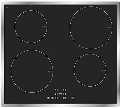 PKM Einbau Induktionskochfeld Edelstahlrahmen Touch Control 60cm IN4B-2