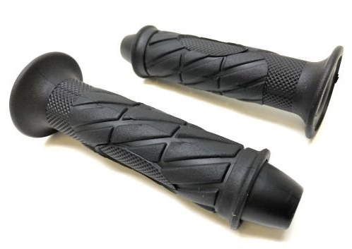 Lenker Griffgummis Griffe Schwarz für Enduro Cross Trial Motorrad