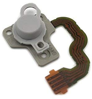 New Replacement C-Stick Analog C Joystick Stick Ribbon Cable With Stick Cap Cover for Nintendo New 3DS New 3DS XL LL-Light Grey.