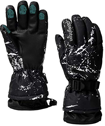 Guanti da sci impermeabili invernali caldi guanti freddi snowboard guanti touch screen per sport all'aperto uomini donne