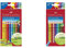 Faber-Castell 280921 - Farbstift Jumbo Grip 8er mit Bleistift und Namensfeldstift & 112412 - Buntstifte Colour Grip, 12er Kartonetui
