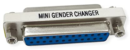 VALUE Mini Gender Changer, 25 poli, presa femmina