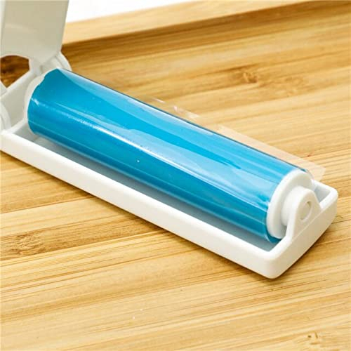 Tierhaarentferner Wiederverwendbare waschbare Fussel Roller Staubreiniger Haftwalze for Kleidung Haustier Haarreinigungshausputzfaltbarkeit Wischerwerkzeuge Tierhaarentferner Kleidung ( Size : Blue )