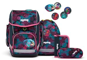 ergobag Cubo Schoolbag Set 5-teilig KorallBär