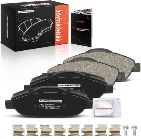 Frankberg Brake Pad Set incl. 4x Pads Front Compatible with 308 SW I 4E 4H 308 I 4A 4C 308 CC 4B 3008 MPV 0U 3008 Van 0U Replace# 1609253080,1617270080