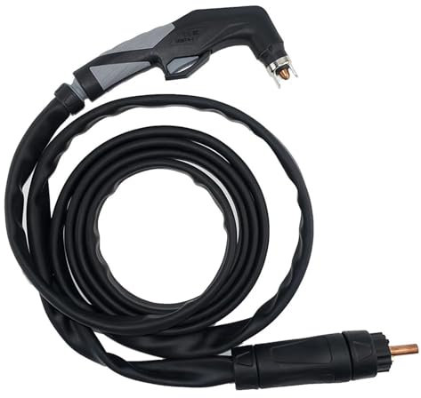 VCHICS Plasmaschneider, Plasmaschneidmaschine, 40 A S45 Plasmaschneidbrenner ohne HF, 4 m, 13 Fuß pneumatische Zündung ohne HF, professioneller Metallschneider für Anfänger zum Selbermachen