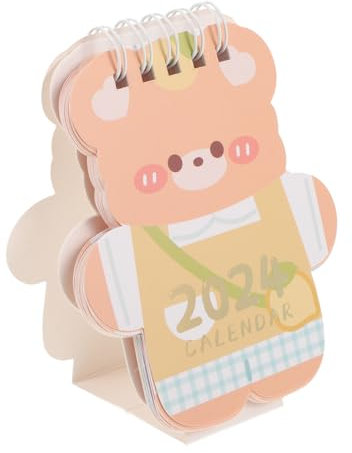 Generisch Wandkalender Trocken Abwischbar Kleiner Kalenderplaner Zeltkalender Kühlschrank Kalender Kleine Digitaluhr Mini-kalender 2024 Süßer Kalender Fahrräder Advent Tag Colorful Papier