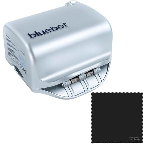 Bluebot WiFi Smart Water Flow Meter, Clamp-On Leak Detector with Real-Time Monitoring, Remote Access, Easy Install, Fits 3/4” to 2” Pipes – Includes Fiber Cloth – Water Usage & Leak Alerts