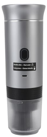 ZJchao Electric Coffee Maker Percolator Coffee 120ml Stainless Steel Automatic Heating Portable Travel Espresso Machine for Home Office Use