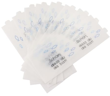 Enwye Lot de 8 lanternes décoratives, mini bougies de table pour garçons et filles, baptême, mariage, anniversaire, bougies chauffe-plat, 8 x 10 cm