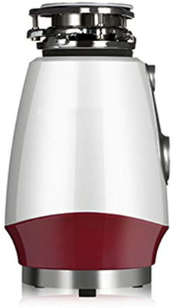 Ryanong Dissipatore di rifiuti da cucina Lavello domestico Macinatrice Bagnata Trituratore Trash Cleaner Forniture, Rosso