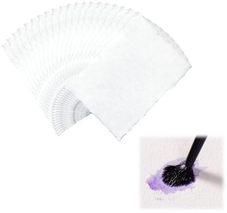 Carta per Acquerello Bianca Fatta a Mano, Carta Bianca Fatta a Mano - 20 Pezzi con Bordo Grezzo, 300 GSM, Carta Strutturata per Inviti e Artigianato, Dimensioni 6 x 4 Pollici, per Artisti e Hobbyisti