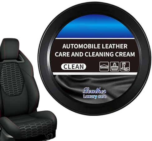 Crema per la cura della pelle - Soluzione di pulizia | Balsamo per pelle - Detergente profondo, formula di manutenzione per sedili interni auto, cruscotti, mobili, divani, res